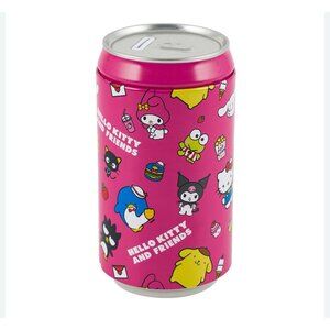 Hello Kitty & Friends Savings Bank - 7-2/3"H - Soda Can Shape Bank, New No Box
